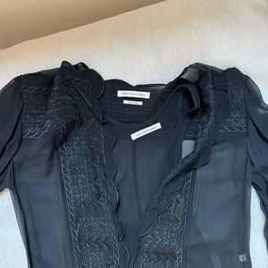 ISABEL MARANT ETOILE - black sheer dress